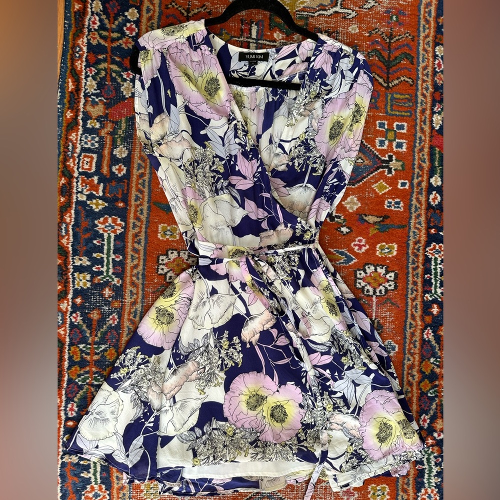Yumi Kim Floral Tie-Waist Dress